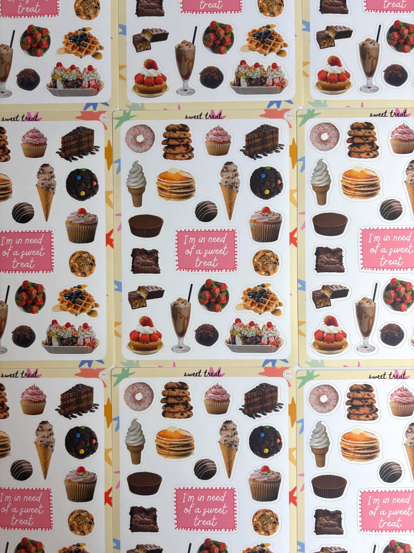 Sweet treat 5x7 Sticker Sheet