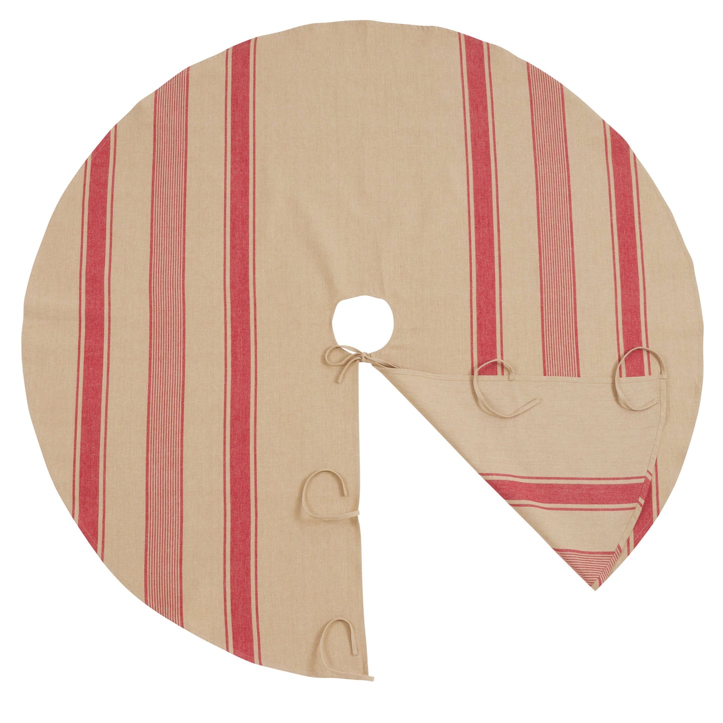 Banded Design Tree Skirt