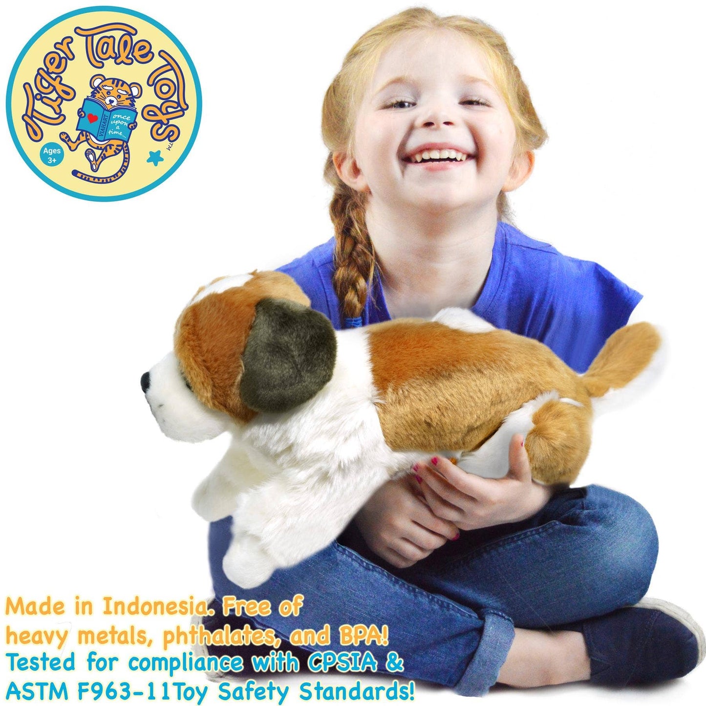 Bernadette The Saint Bernard | 17 Inch Stuffed Animal Plush
