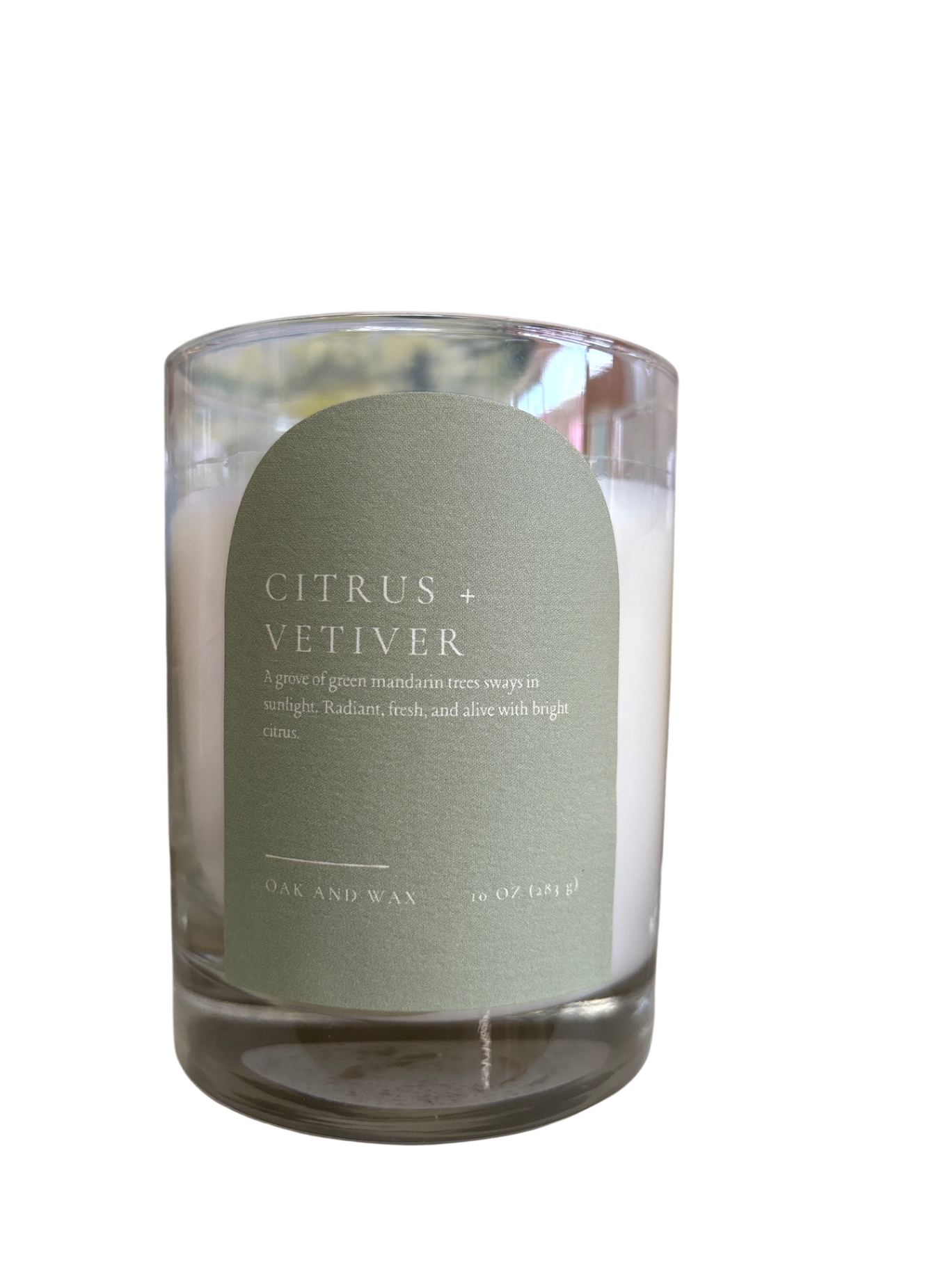 Citrus & Vetiver Oak & Wax Candle