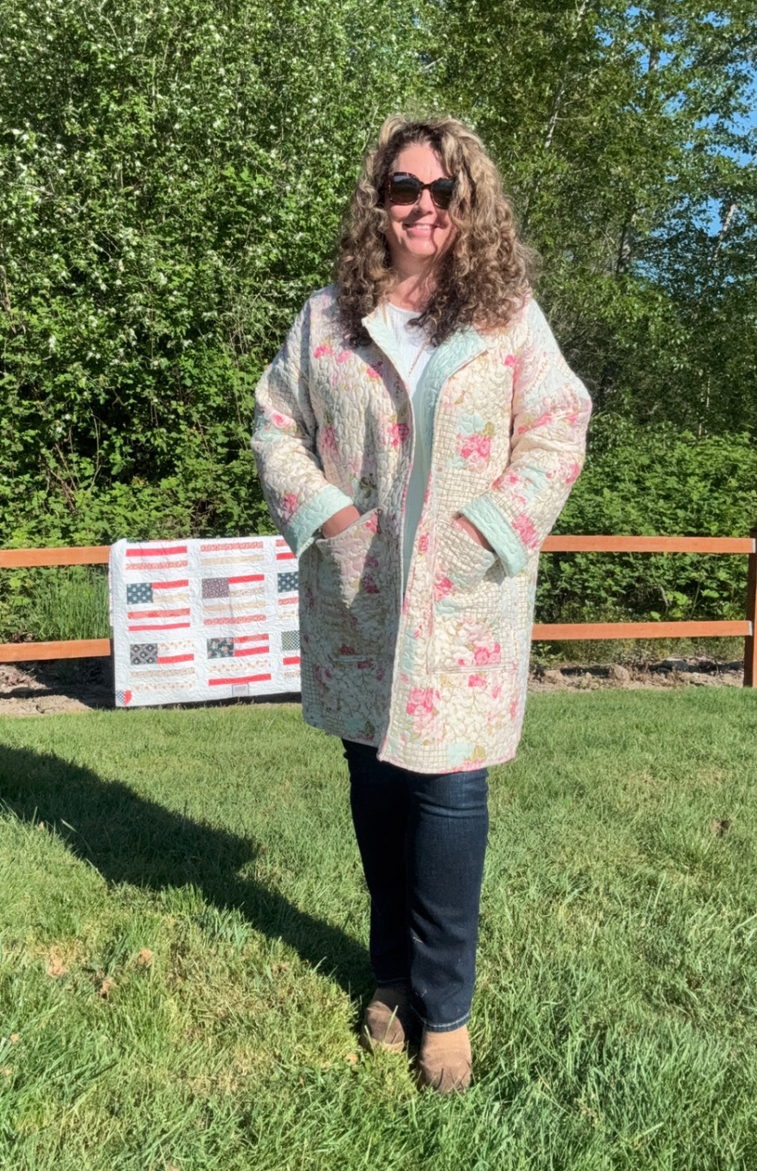 Quilted Cottage-core Jacket XL