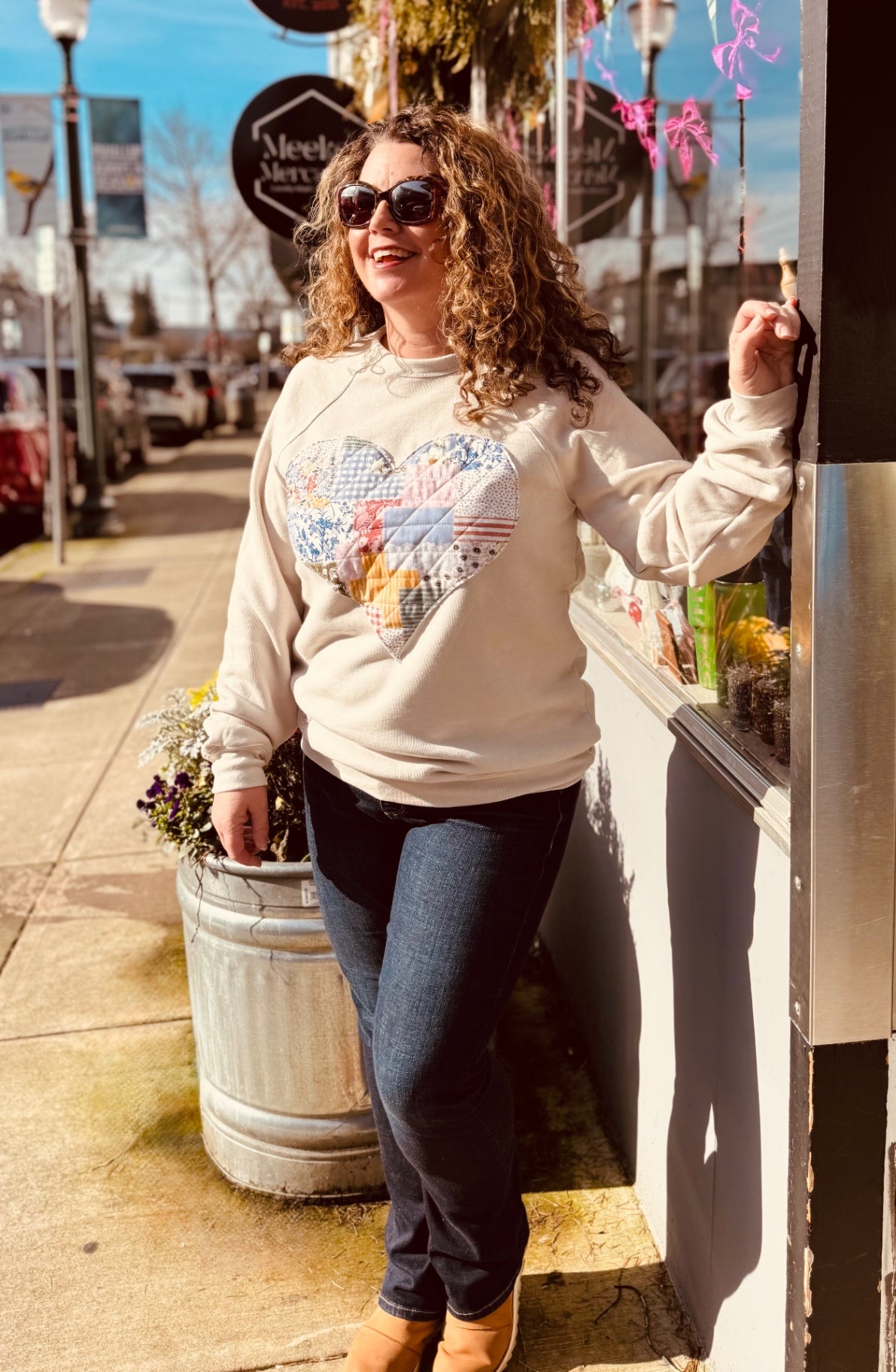 Tate's Totes Sweater small Cream