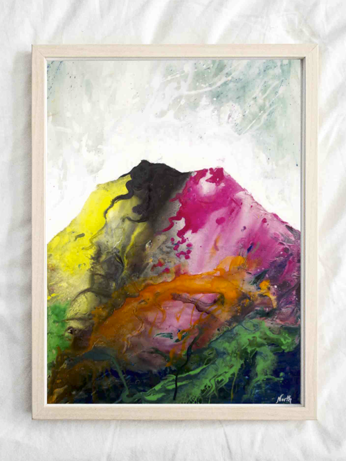 North Cady Art Wall Art 24 x 36 Multicolor