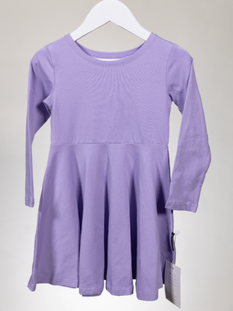 Kinship Lilac Long Sleeve Dress (Baby/Kid Size: 2-3Y)