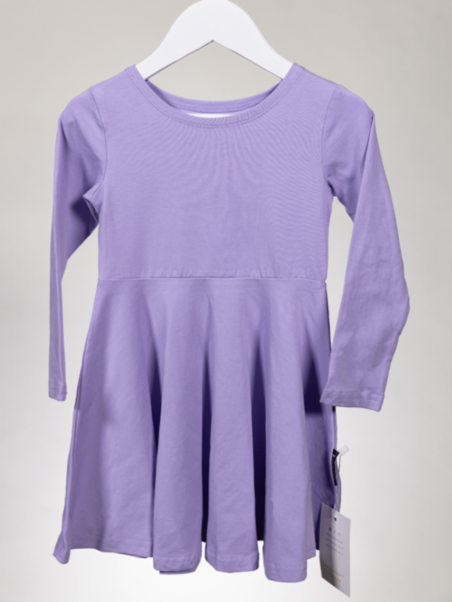 Kinship Lilac Long Sleeve Dress (Baby/Kid Size: 5-6Y)