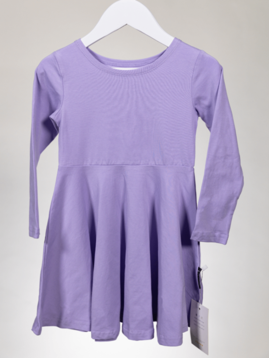 Kinship Lilac Long Sleeve Dress (Baby/Kid Size: 6-12M)