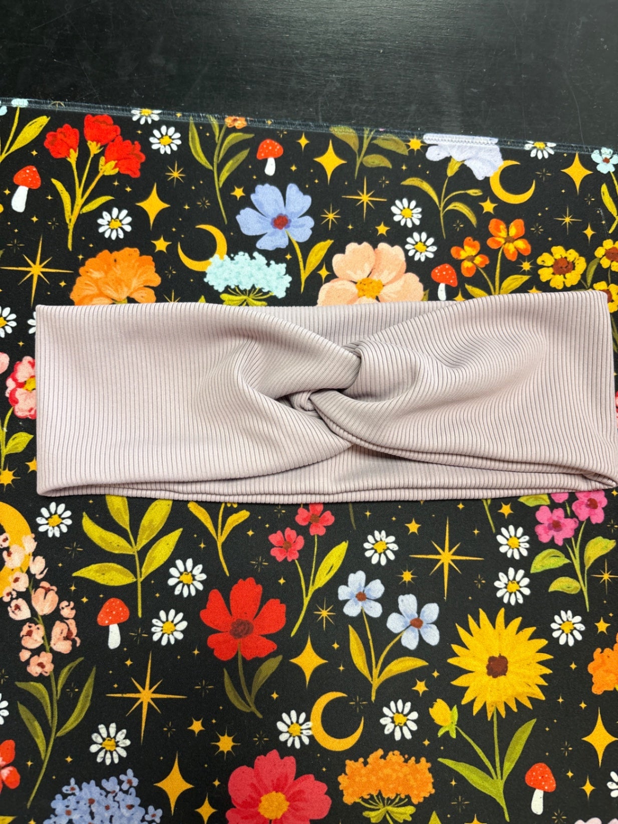 Ribbed Headband Accessory lilac