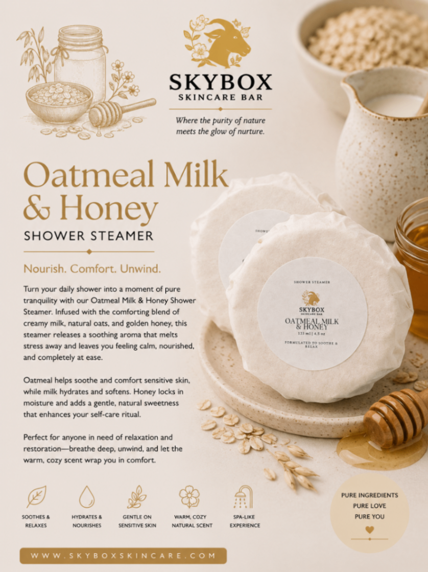 Oatmeal Milk & Honey Shower Steamer