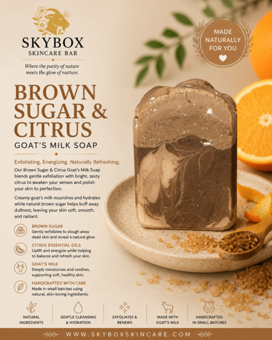 Brown Sugar & Citrus Bar Soap