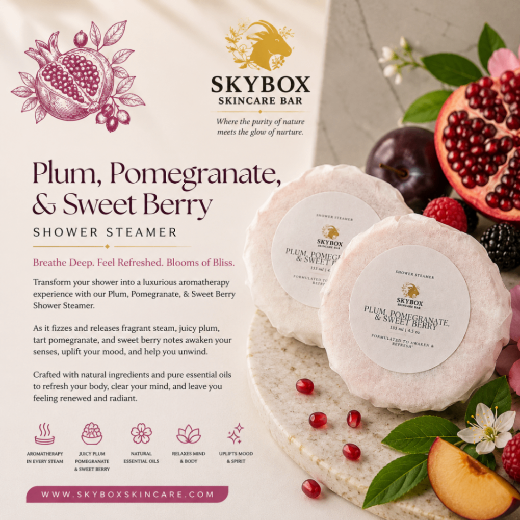 Plum, Pomegranate, & Sweet Berry Shower Steamer