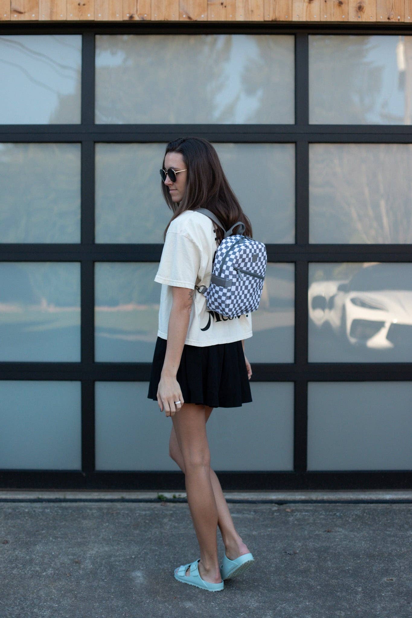 Canvas MINI in Grey Check