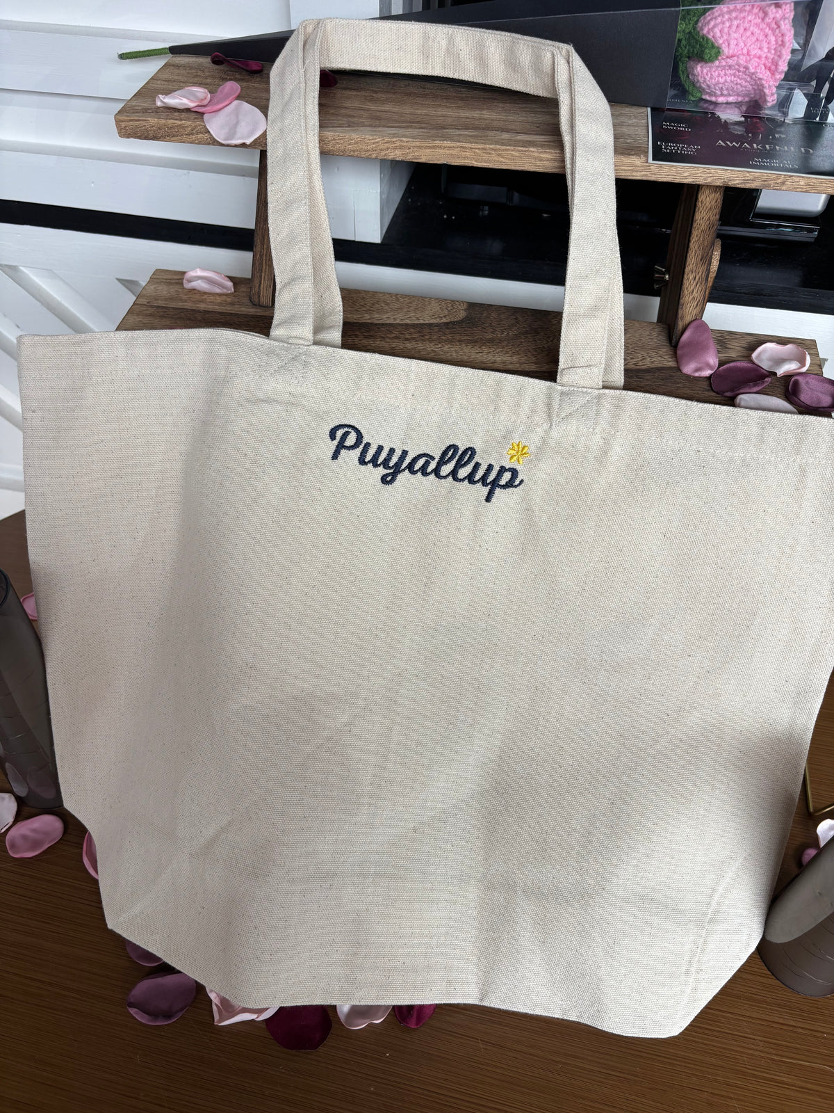 Embroidered Puyallup Tote Bag