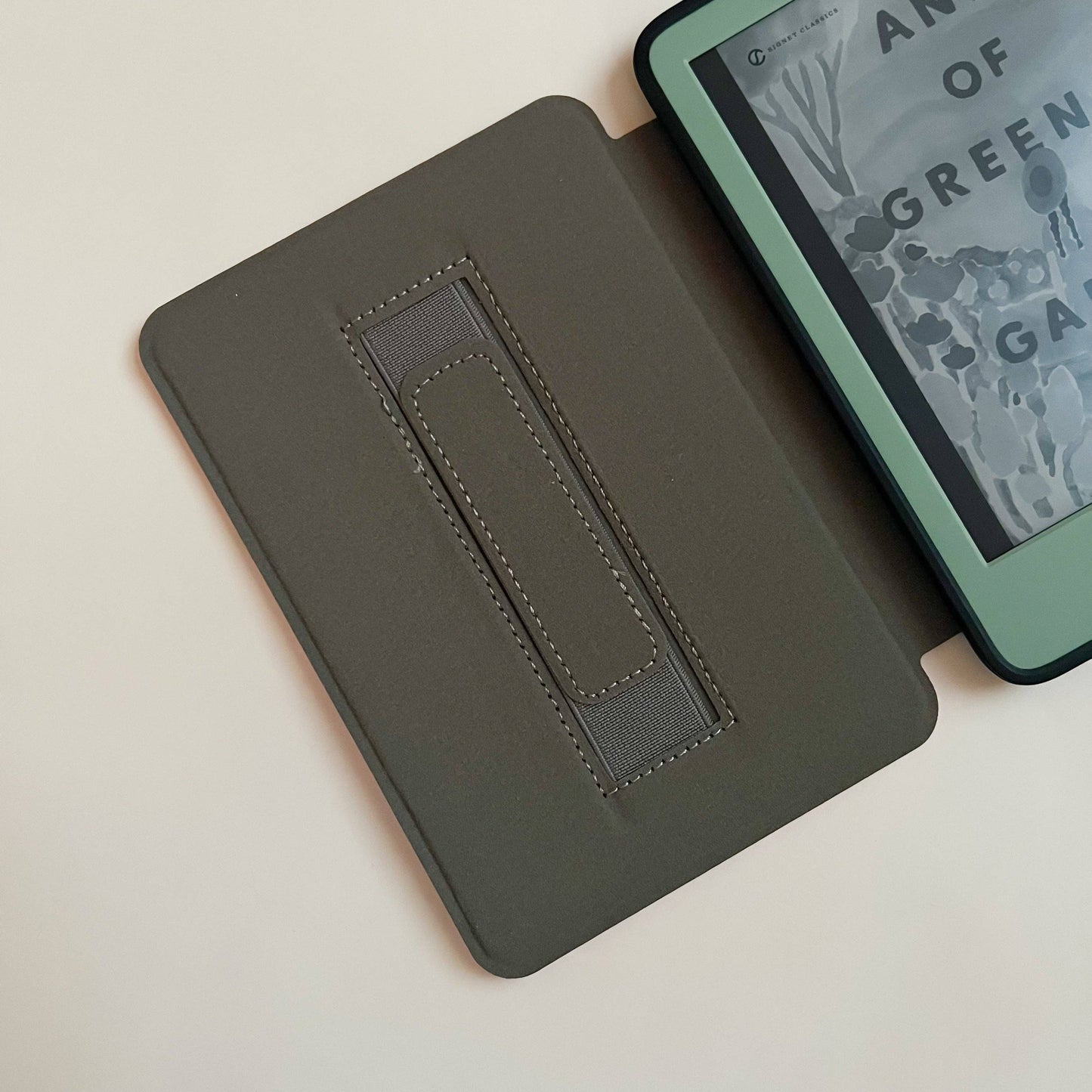 Green Quilted Kindle Case