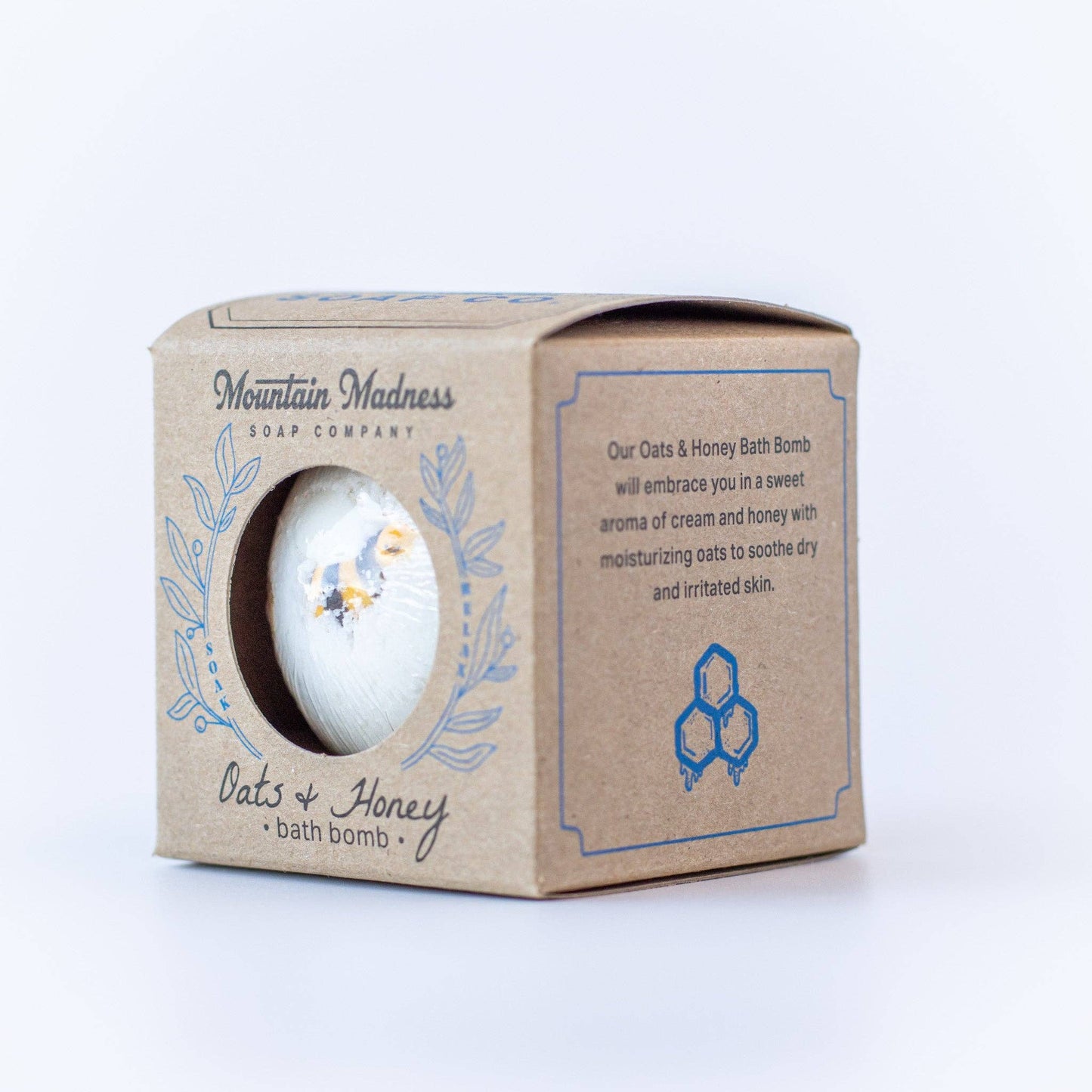 Oats & Honey Bath Bomb | Gentle Oatmeal & Honey