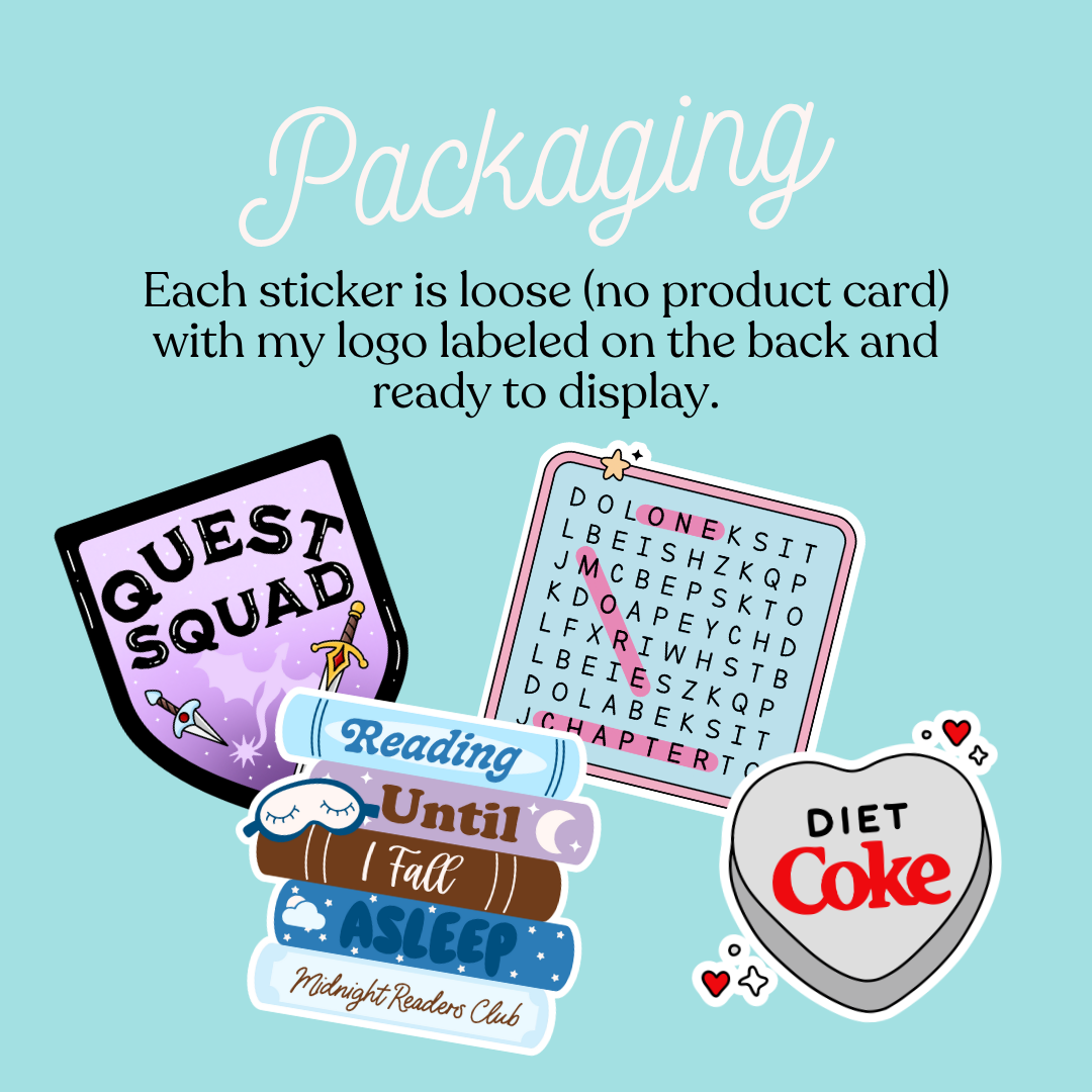 Bookish AF Bookmark Sticker