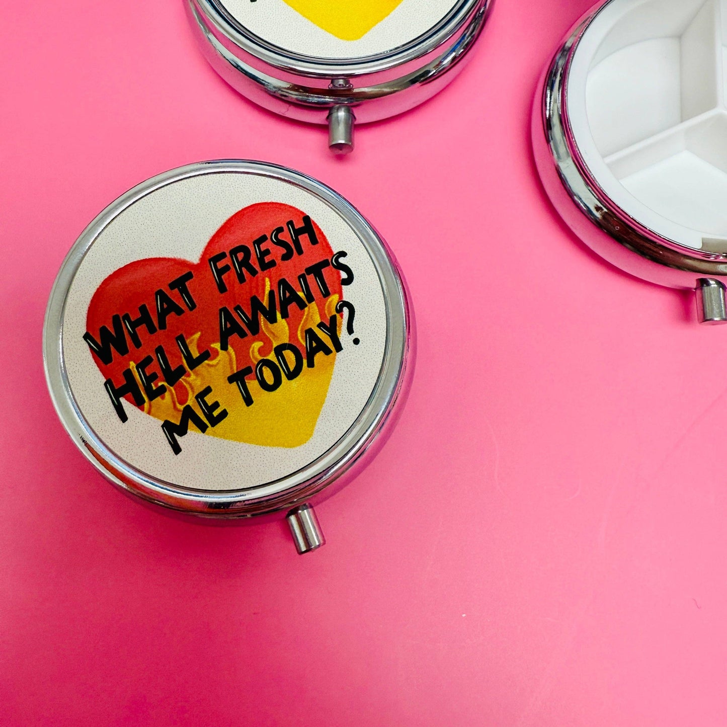 Purse Pill Box, What Fresh Hell Awaits Me Today?