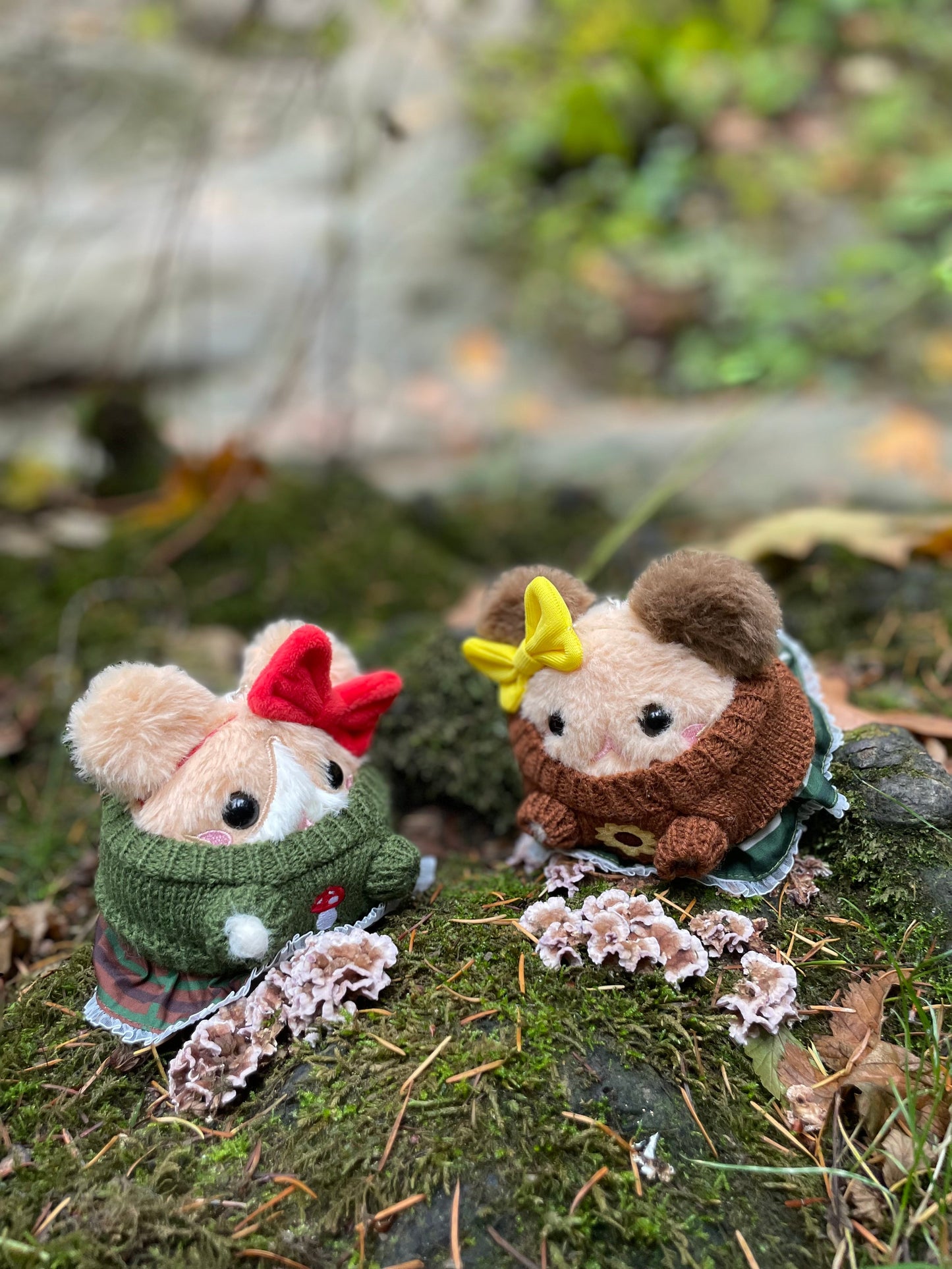 Brown Plaid Skirt - Plushie Accessories