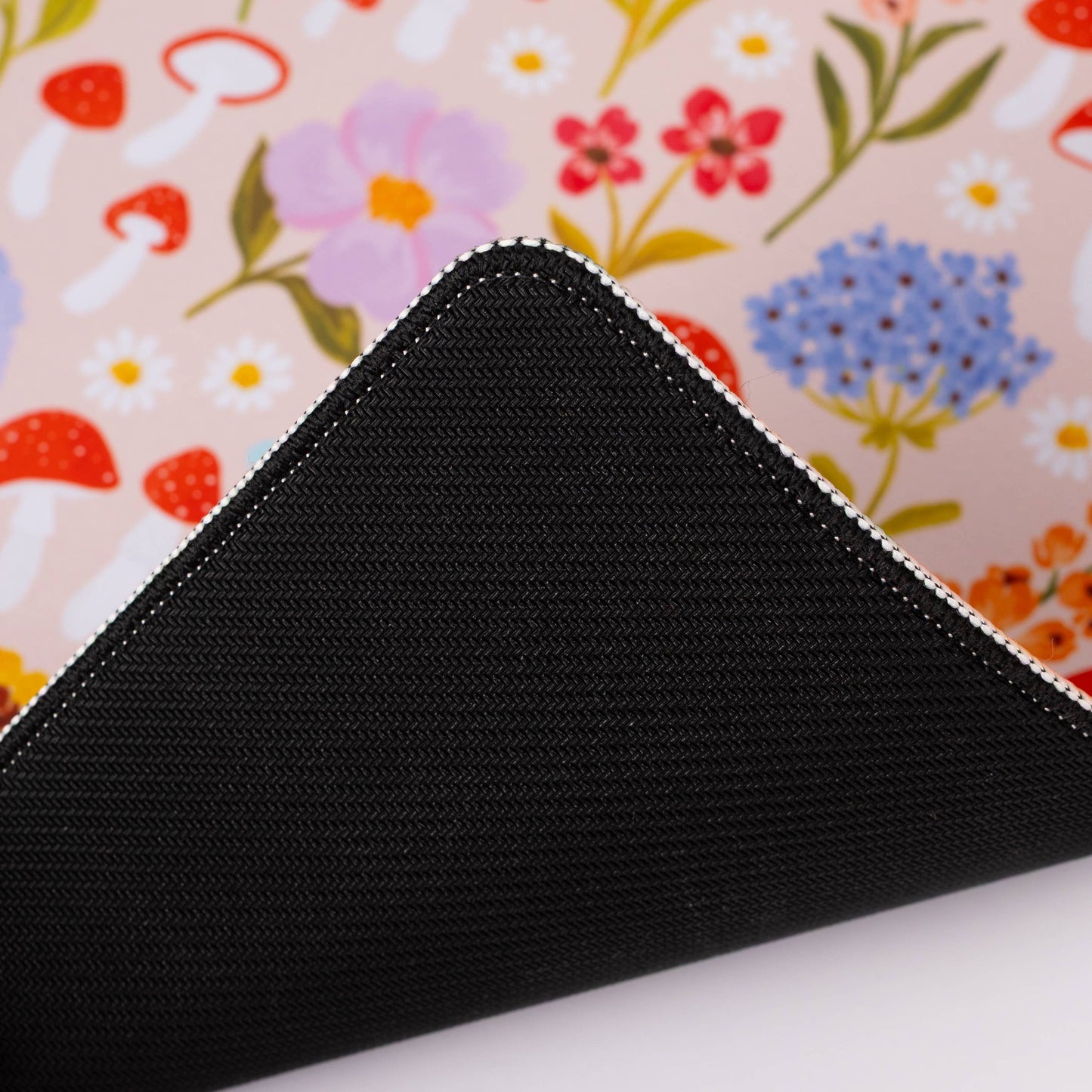 Mushroom Meadows Desk Pad