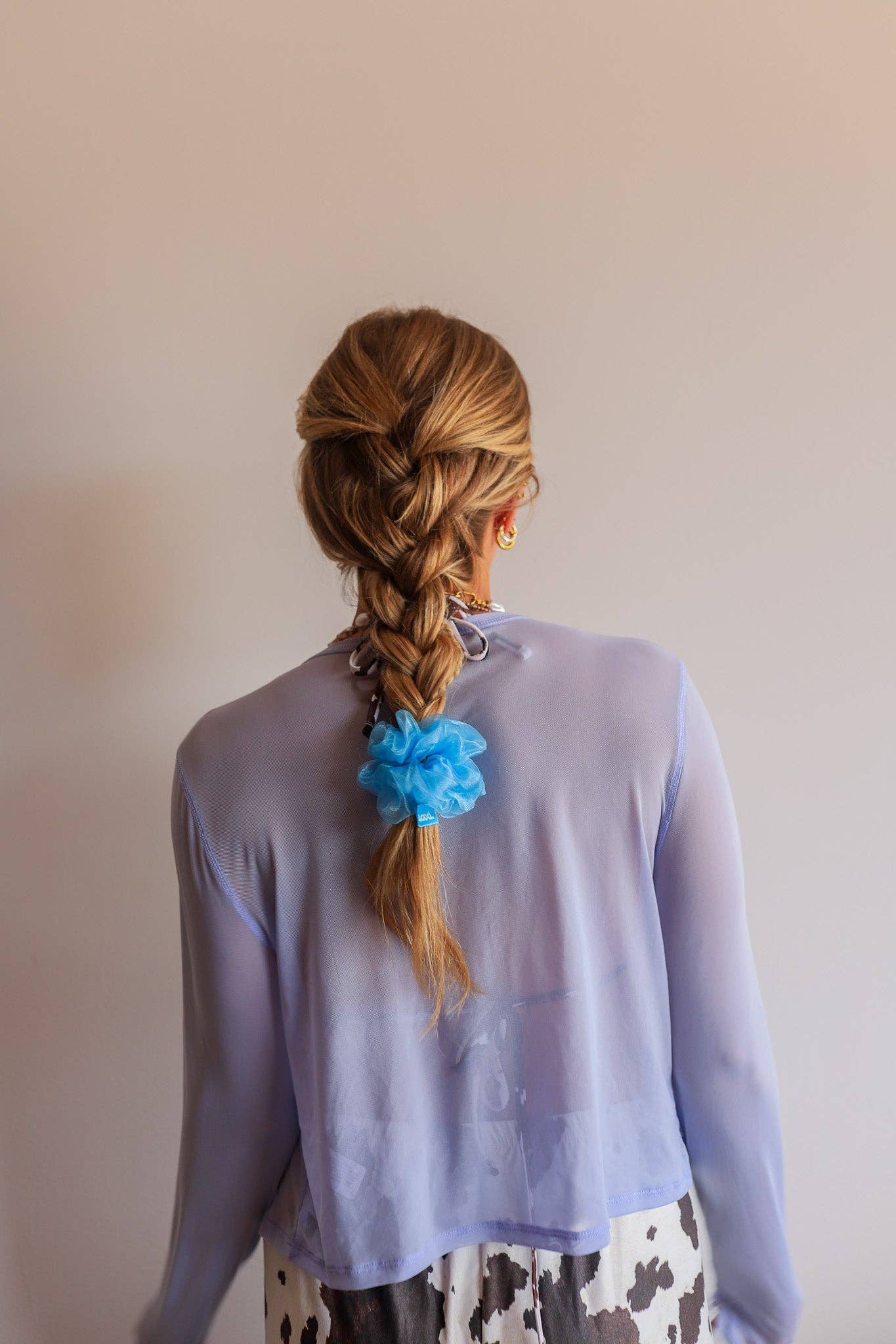 NEON MIDI ORGANZA SCRUNCHIE