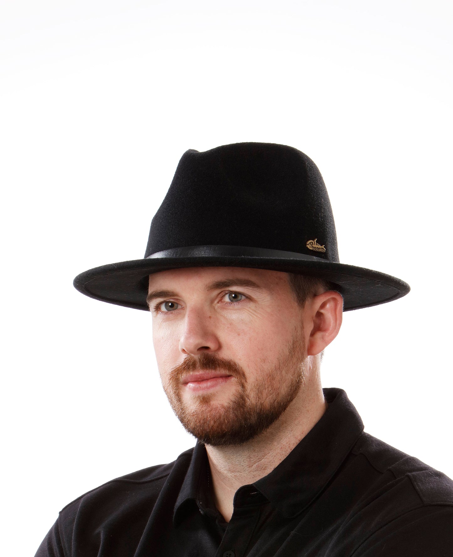 JP Men's Fedora Panama Sun Hat Faux Felt