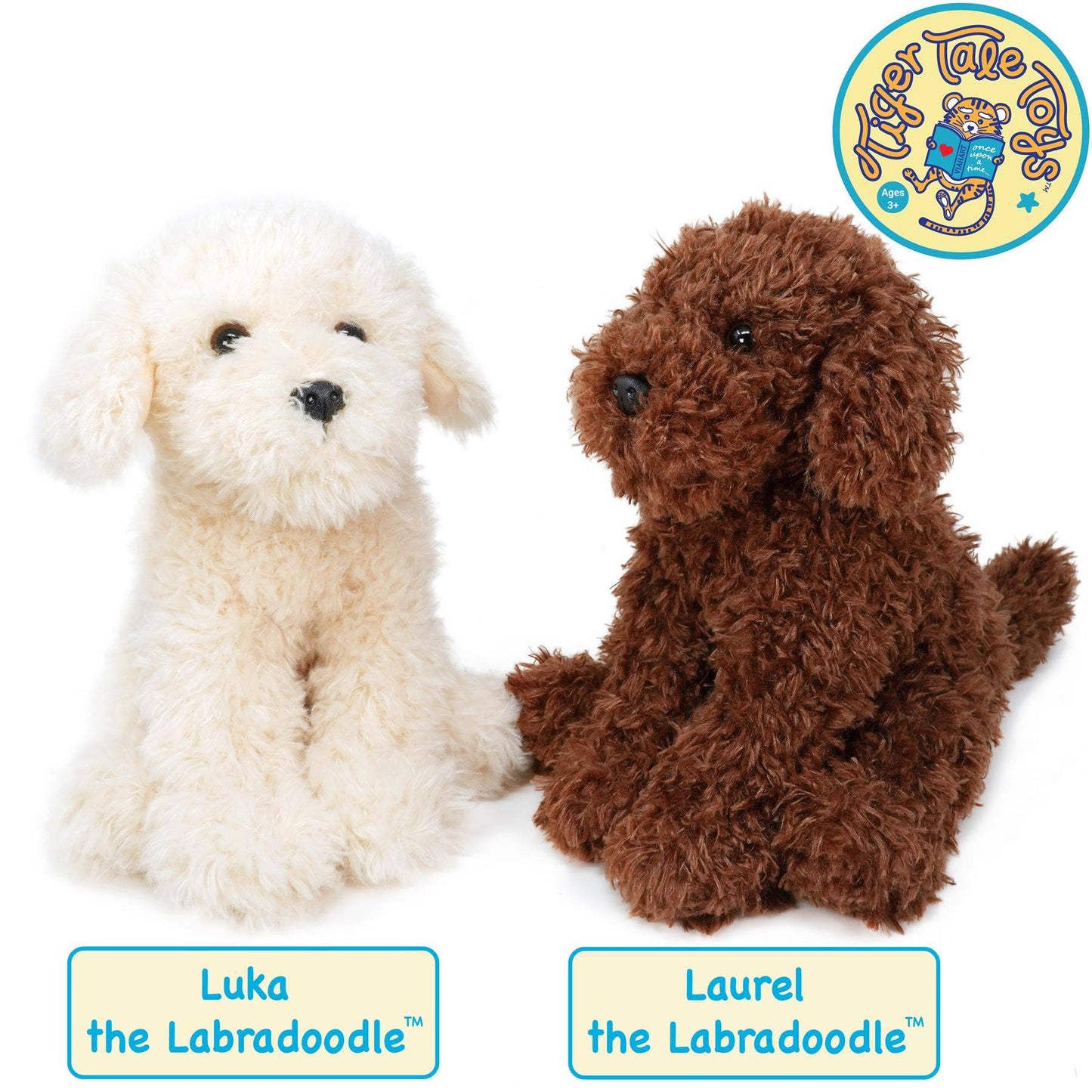 Luka The Labradoodle | 12 Inch Stuffed Animal Plush | By TigerHart Toys