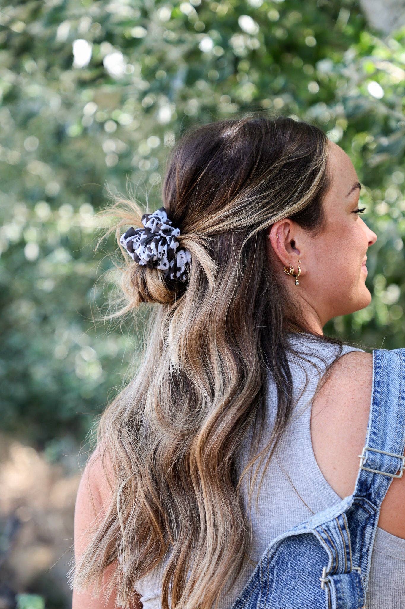 DIBS ON THE COWBOY MIDI SCRUNCHIE