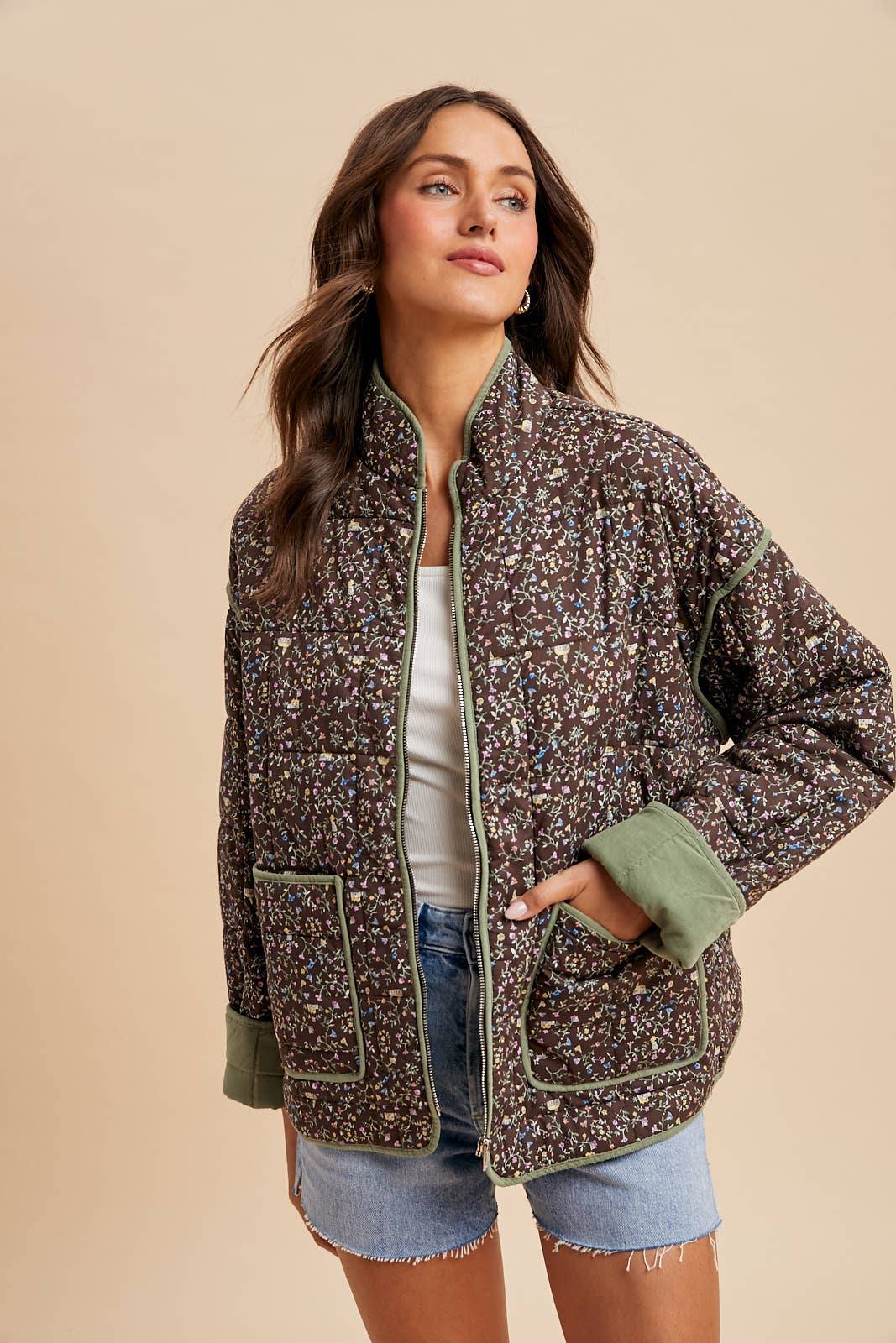 COTTON QUILTED PUFFER JACKET