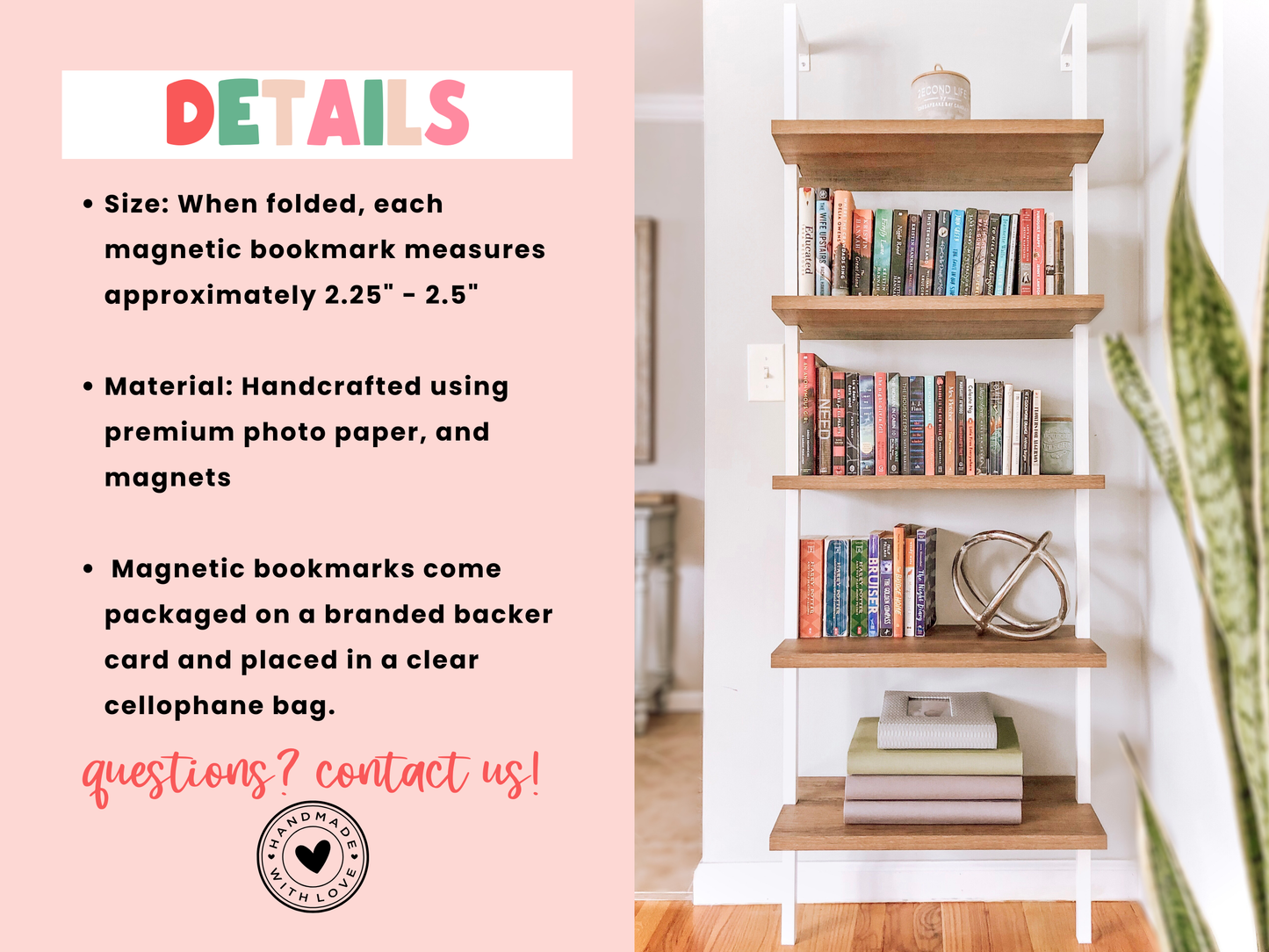 Meowdy Christmas Magnetic Bookmark