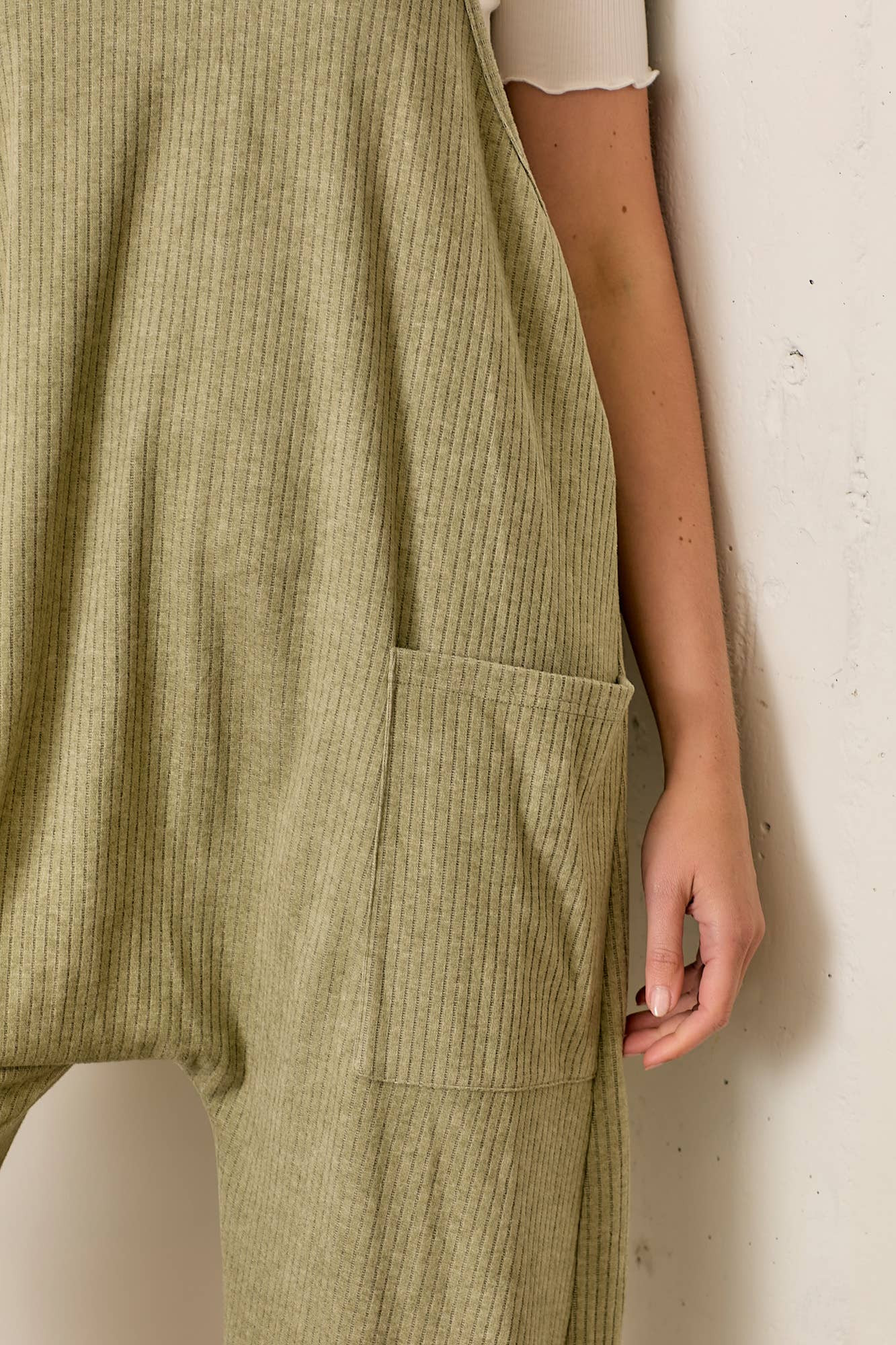 TEXTURED POCKET FRONT OVERALL