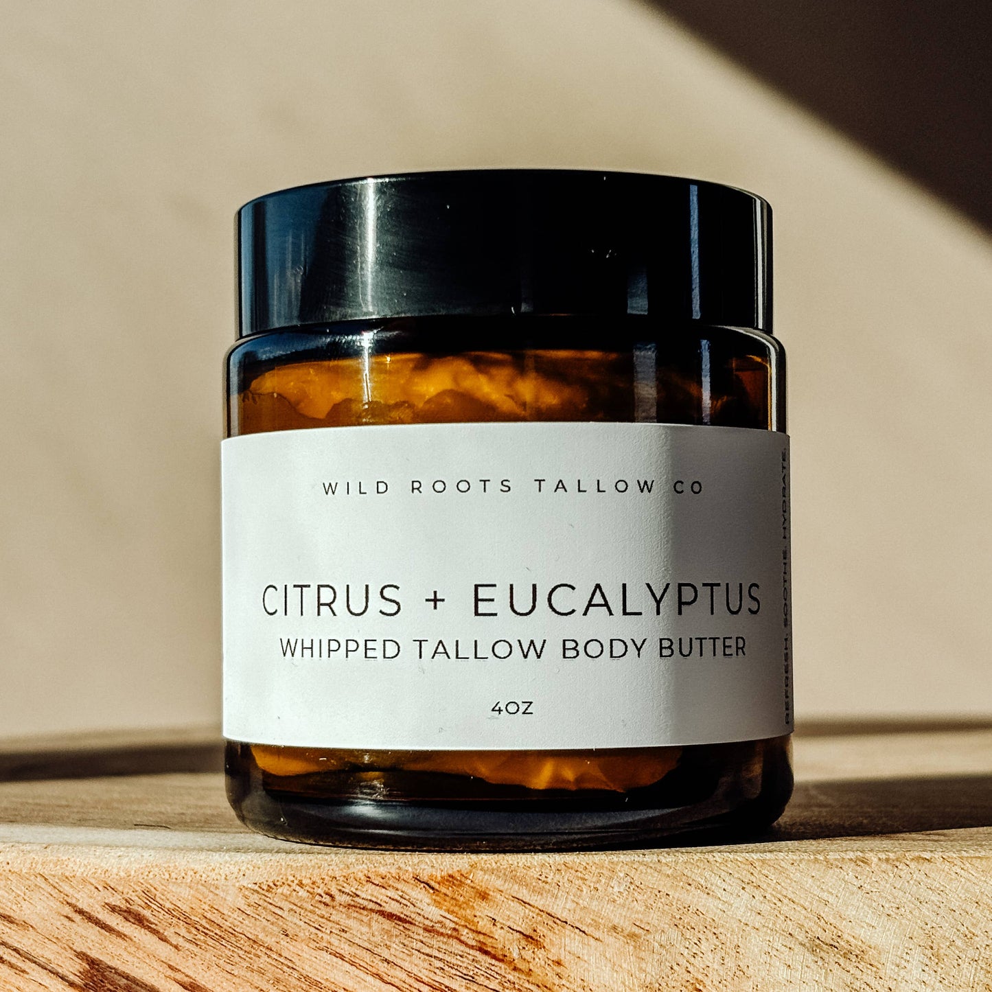 Citrus + Eucalyptus Tallow Body Whip | Lightweight Skin Whip