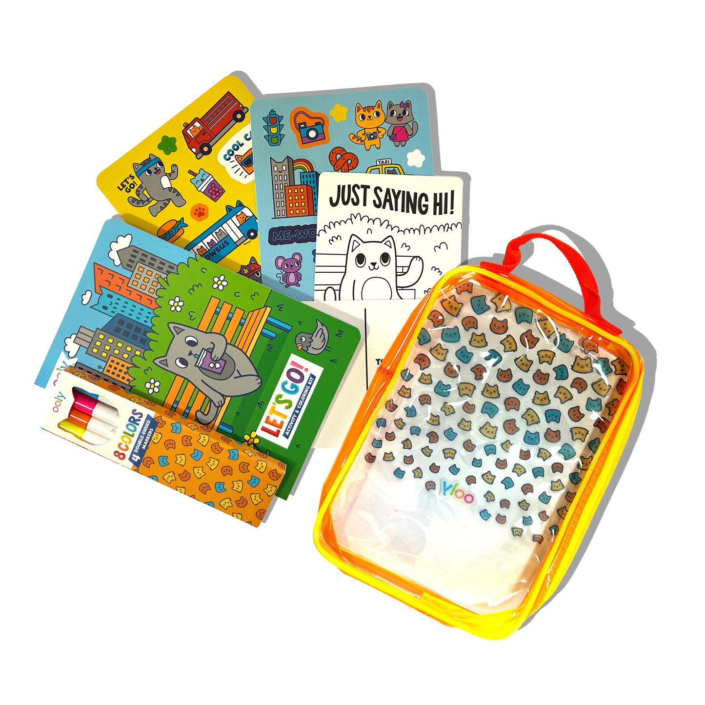 Let's Go!: Activity & Coloring Kit - Kitty In The City