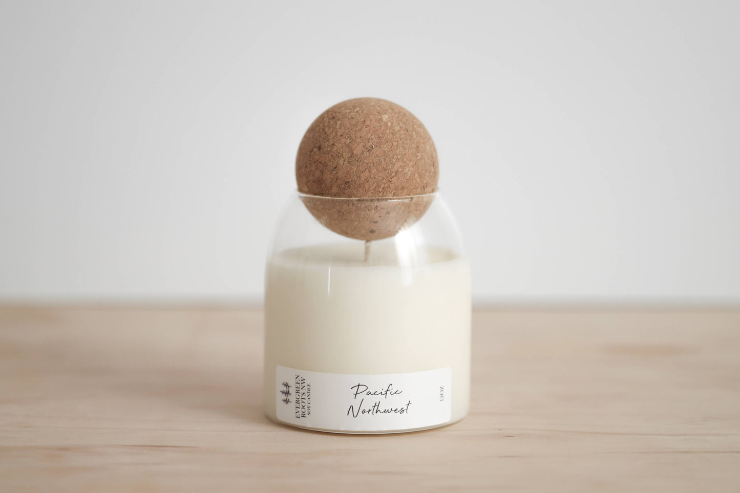 Pacific Northwest - 12 fl oz Cork Top Soy Candle