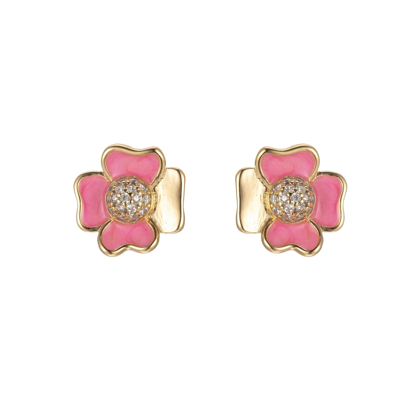 Mini Dasiy Stud Earring Cartilage Earring, Gold Flower stud, dainty gold Floral earring Pushback stud