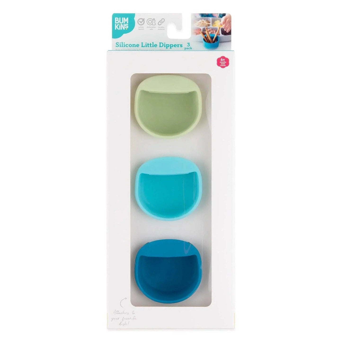 Silicone Little Dipper Round 3-Pack: Gumdrop