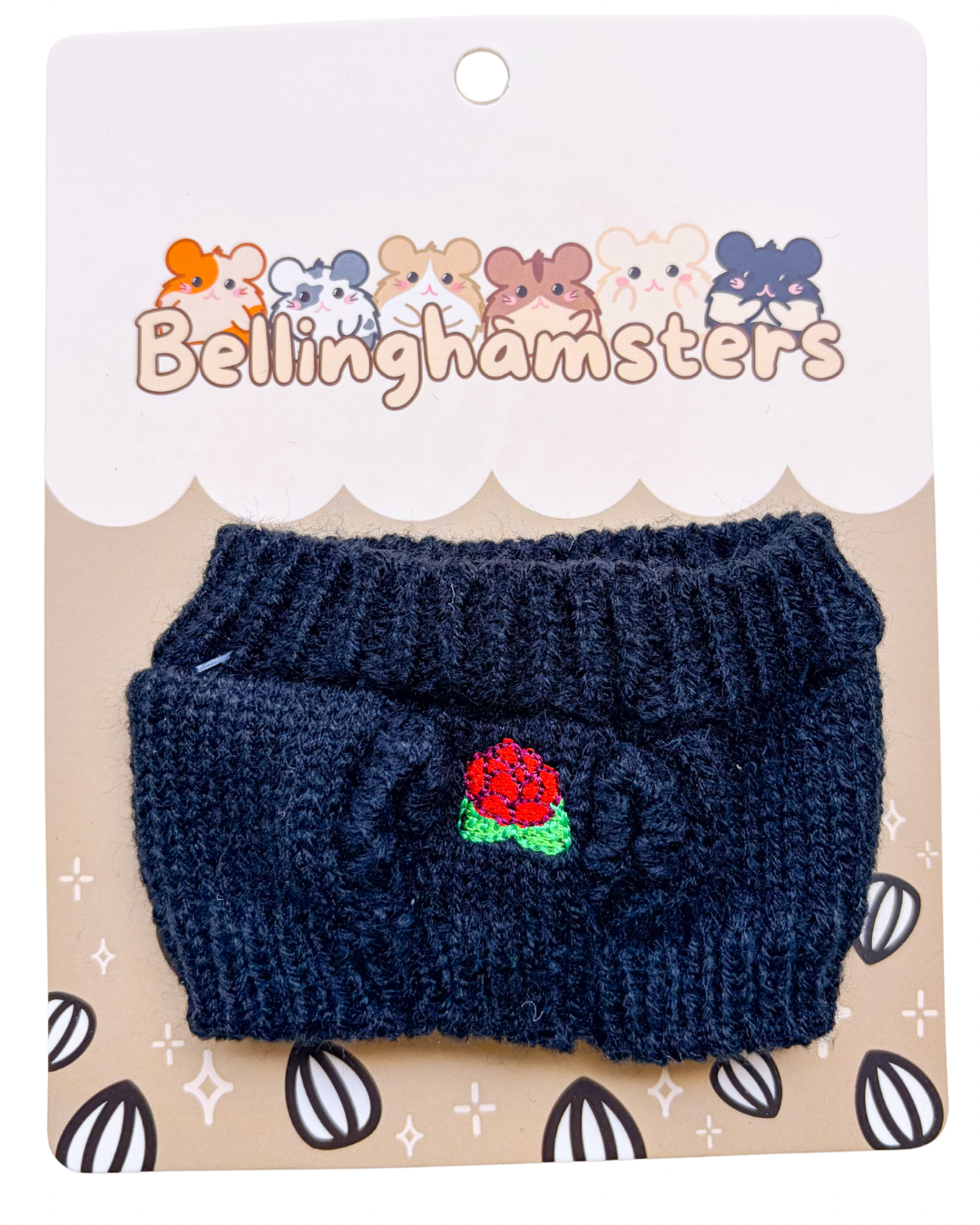Black Rose Sweater - Plushie Sweater