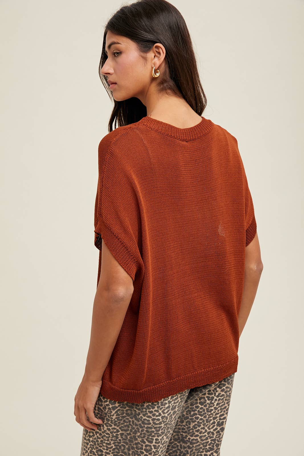 DOUBLE HORSESHOE SWEATER VEST / WL25-10916