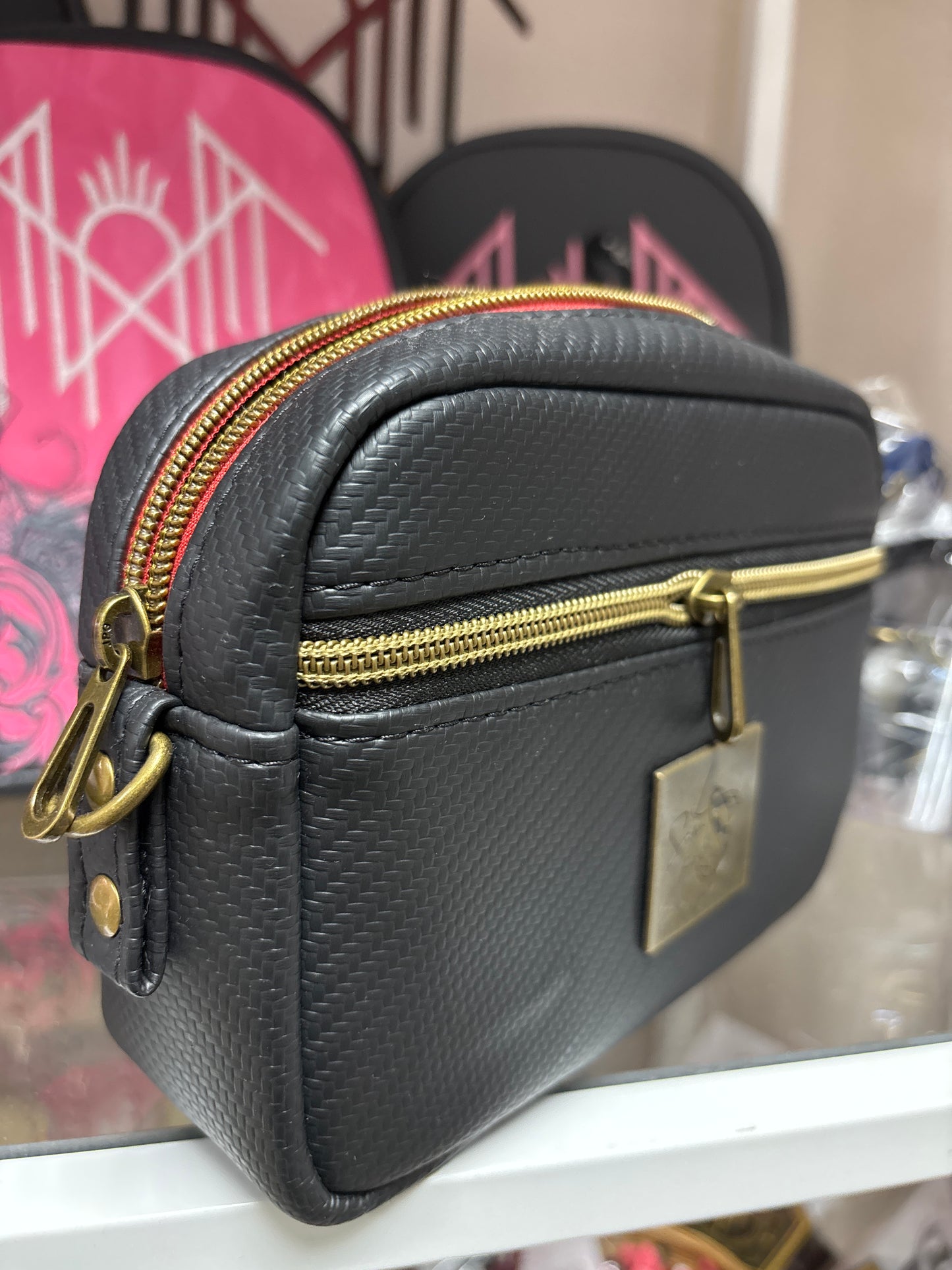 ST Checker Ghost Skull Crossbody