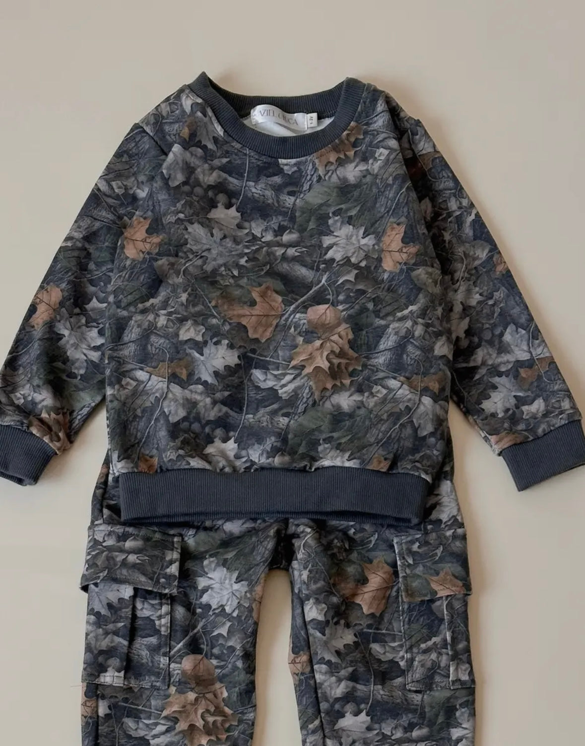 Camo Kids Crewneck 3-4Y