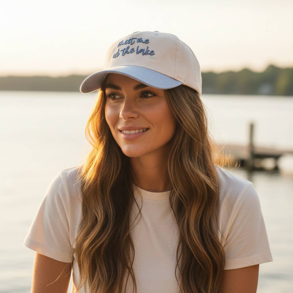 Classic Canvas Hat–Meet Me at the Lake