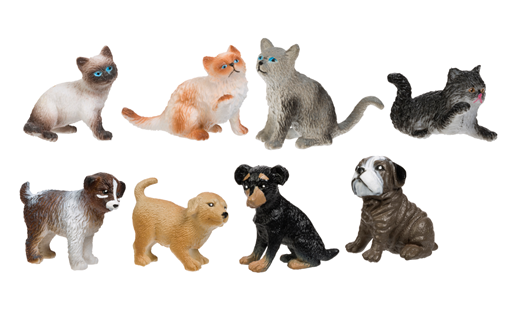 Puppies & Kitties, Assorted, 14.5" Toy Figures
