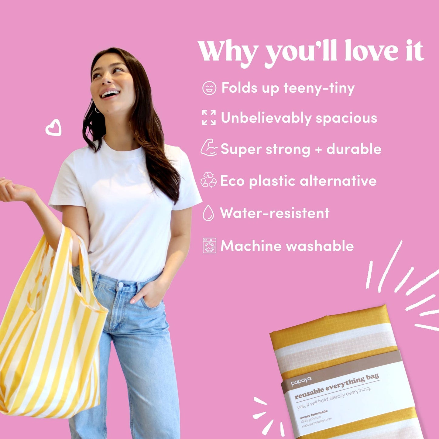 Sweet Lemonade - Reusable Everything Bag