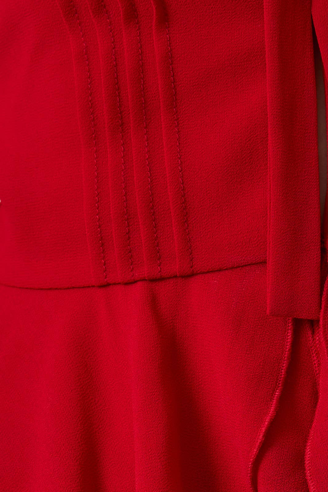 RUFFLE DETAIL PEPLUM SPAGHETTI TOP