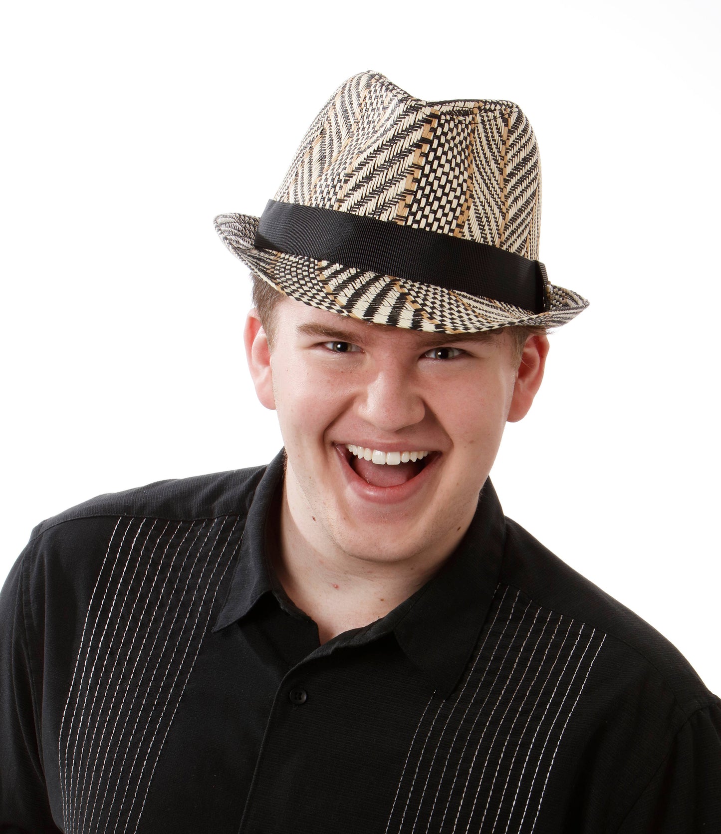 Julio Stingy Brim Fedora Woven 100% Paper Mixed Colors
