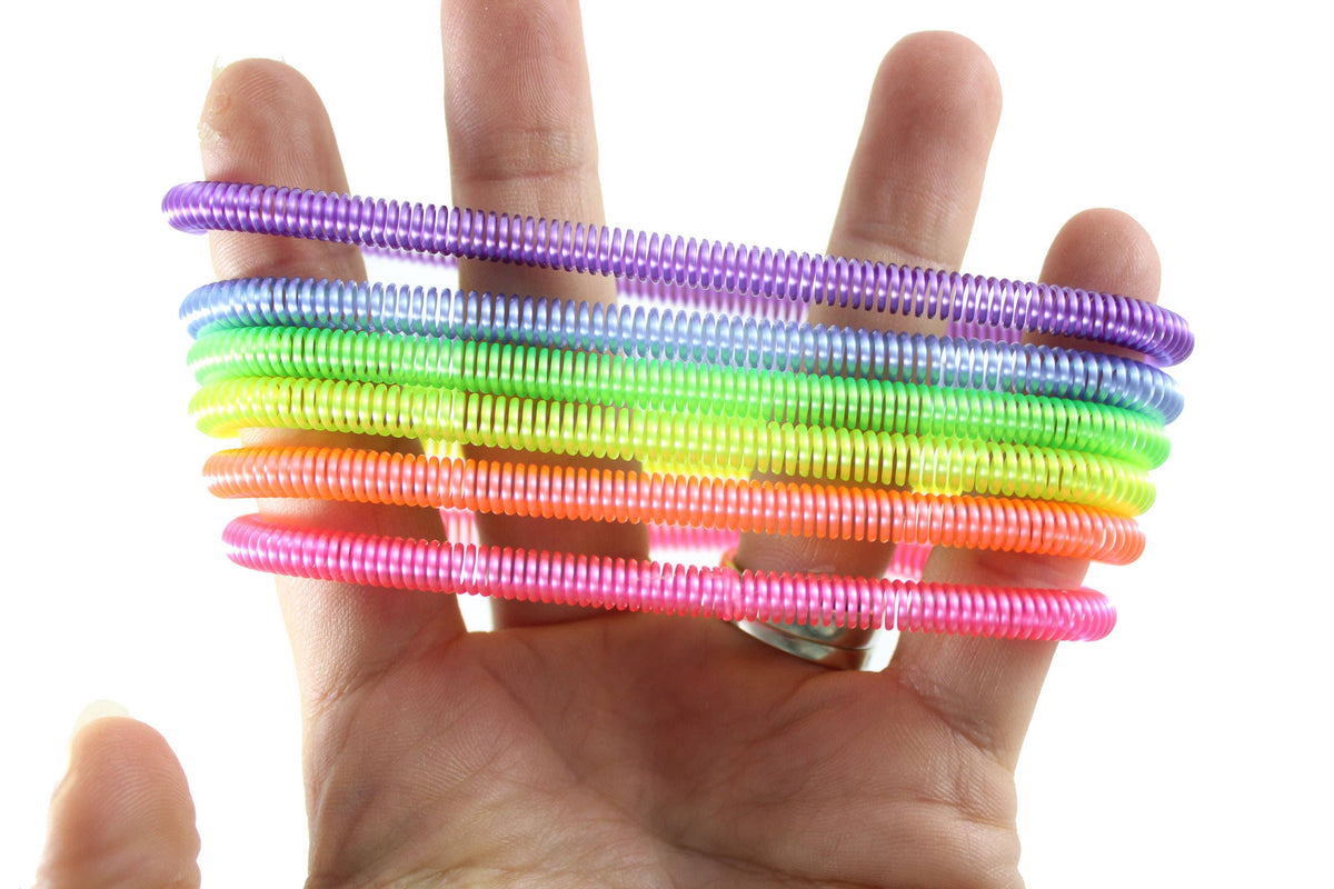 Bright Spring Coil Fidget Bracelets