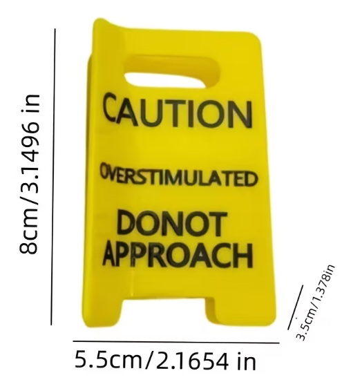 caution overstimulated hair clip