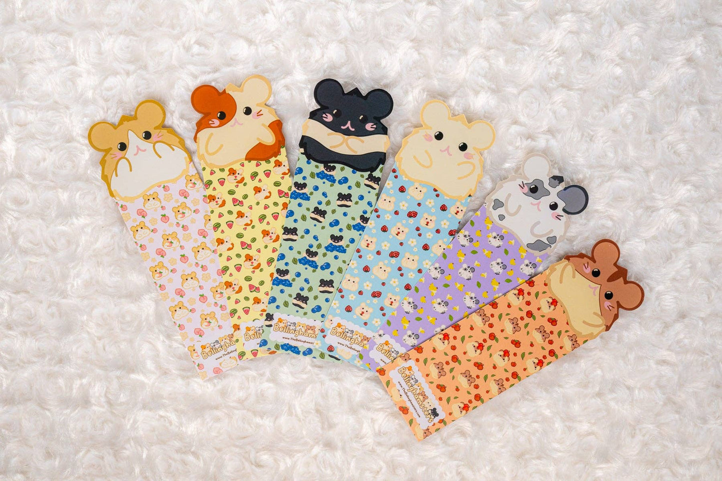 Bellinghamsters Bookmark, Sticker, Clip Pack