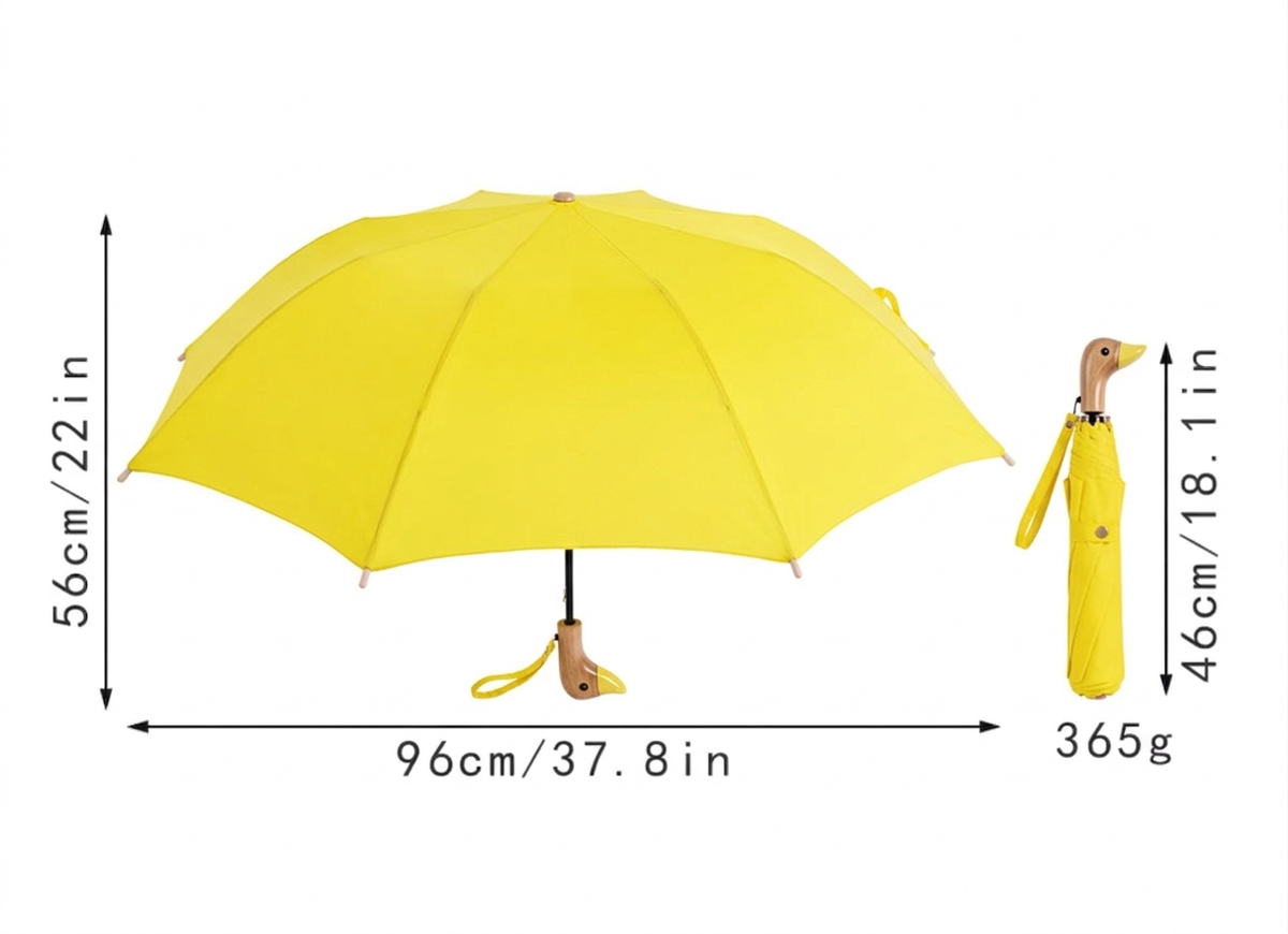 Dapper Duck Folding Umbrella