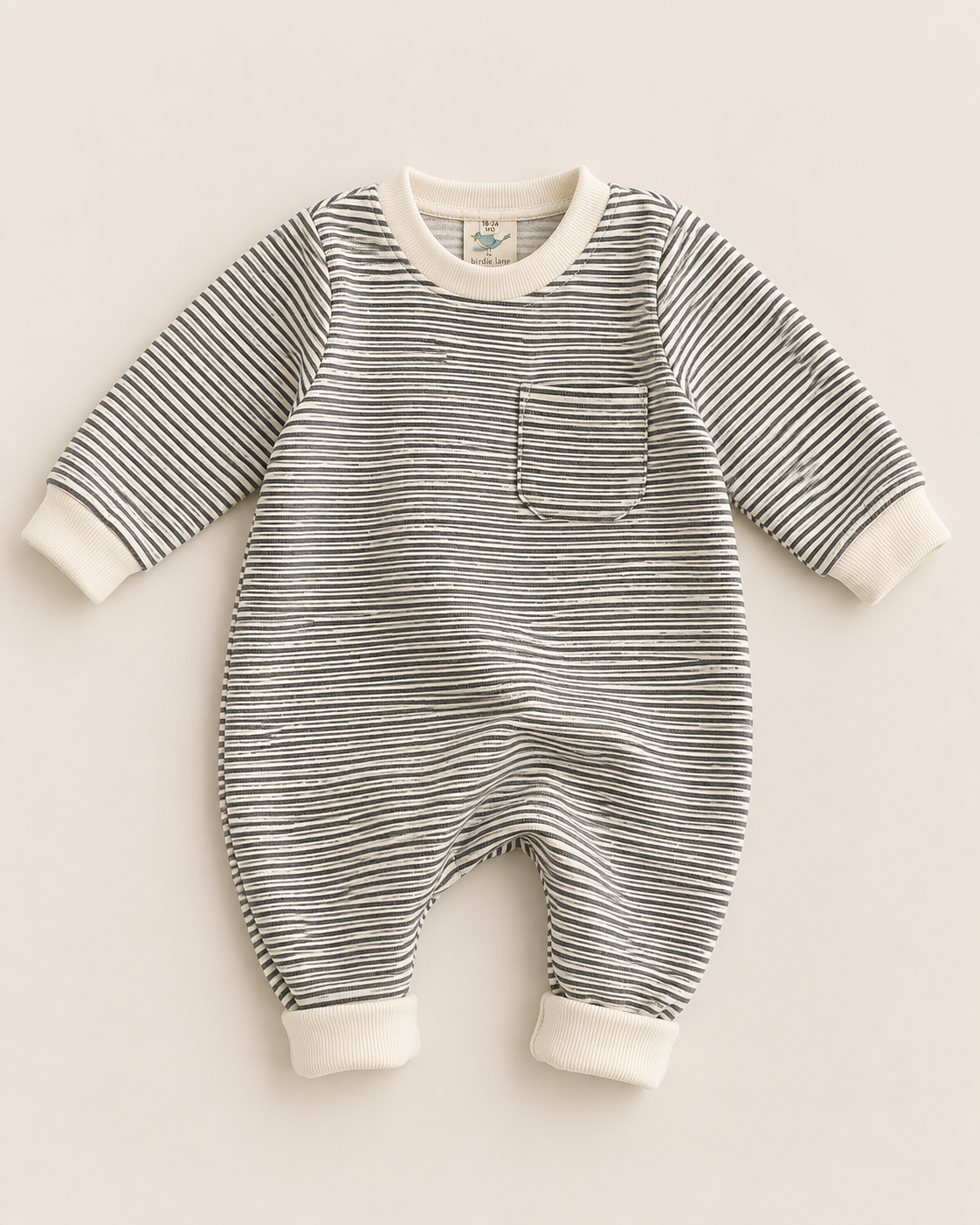 Striped Cozy Romper