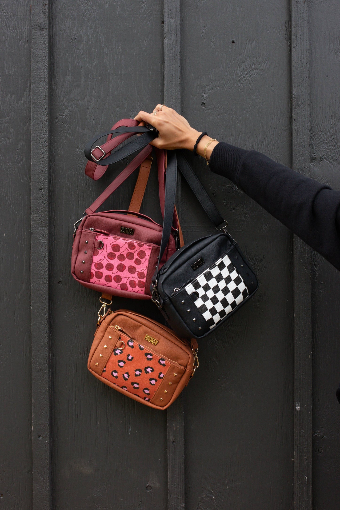 Checkered Mini Crossbody