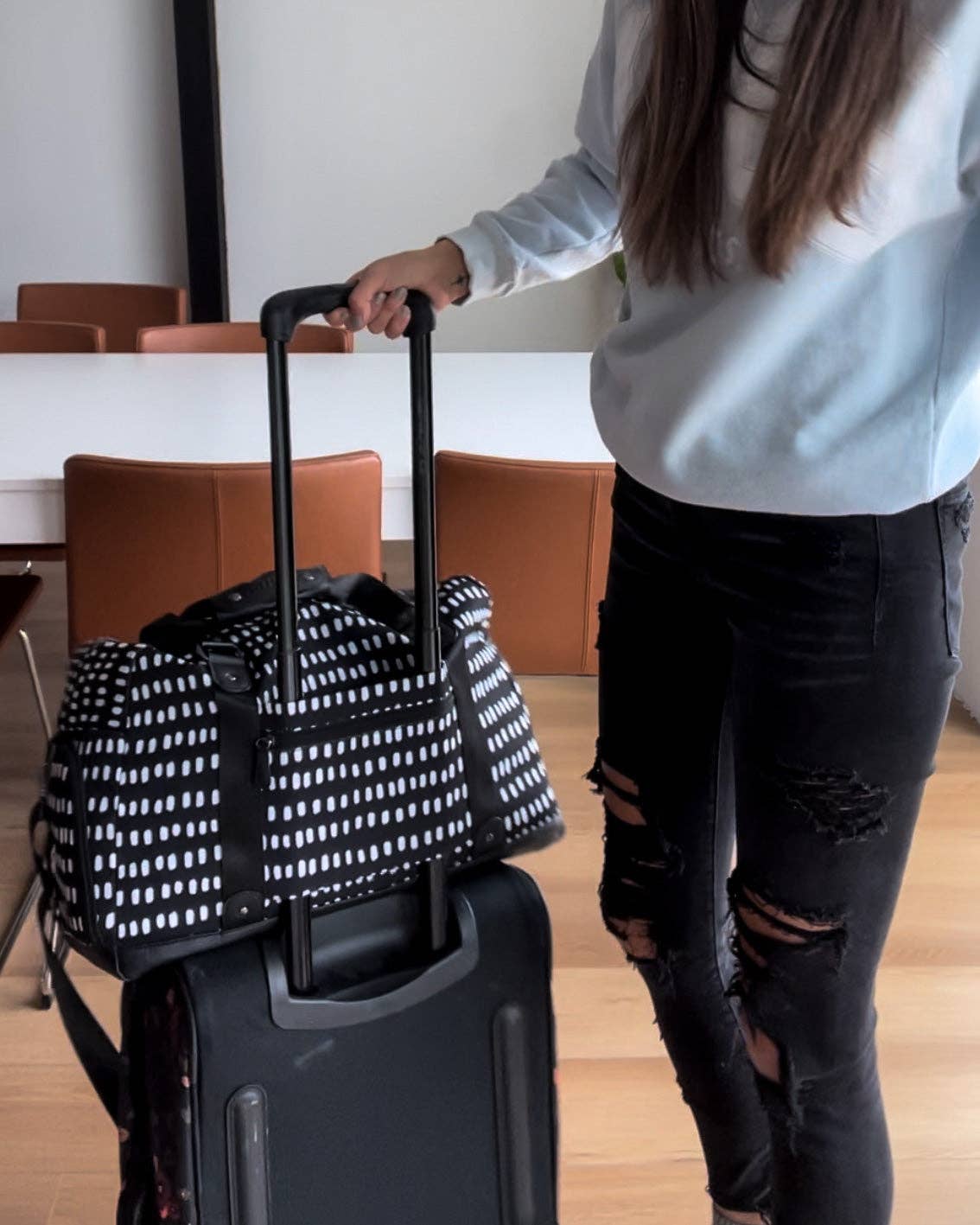 Weekender Duffle in Checkered
